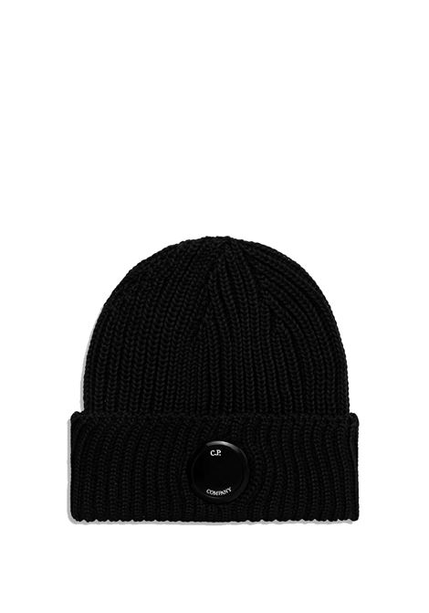 beanie hat man black C.P. COMPANY | RFCMAC739A-005509A999